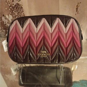 Coach Multicolor Quilted Cosmetic Bag